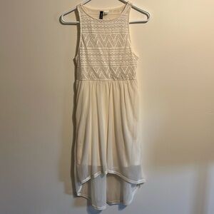 H&M beach club dress off white